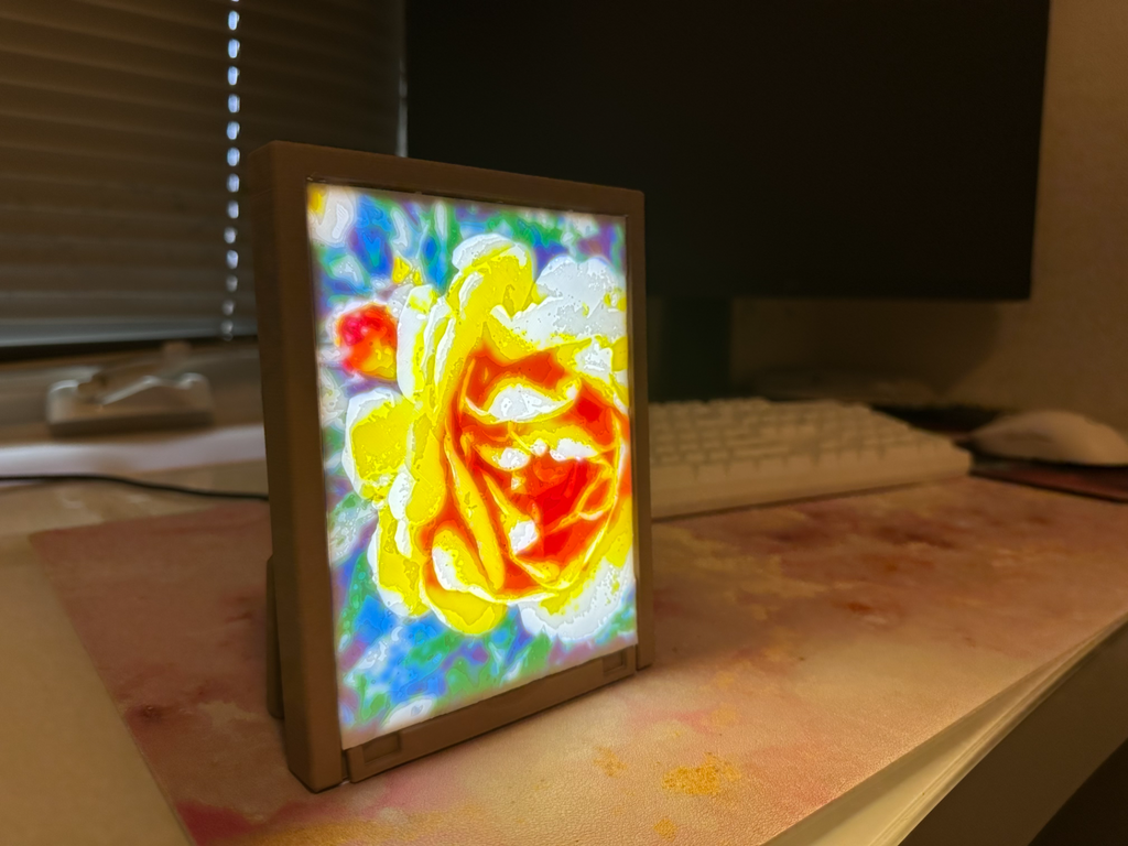 Custom Photo Lithophane Light Frame – Personalized Picture Gift